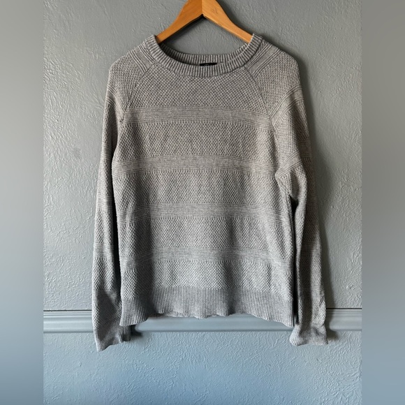 Rails | 95% cotton | grey | textured | crewneck | sweater | xl - Picture 1 of 12